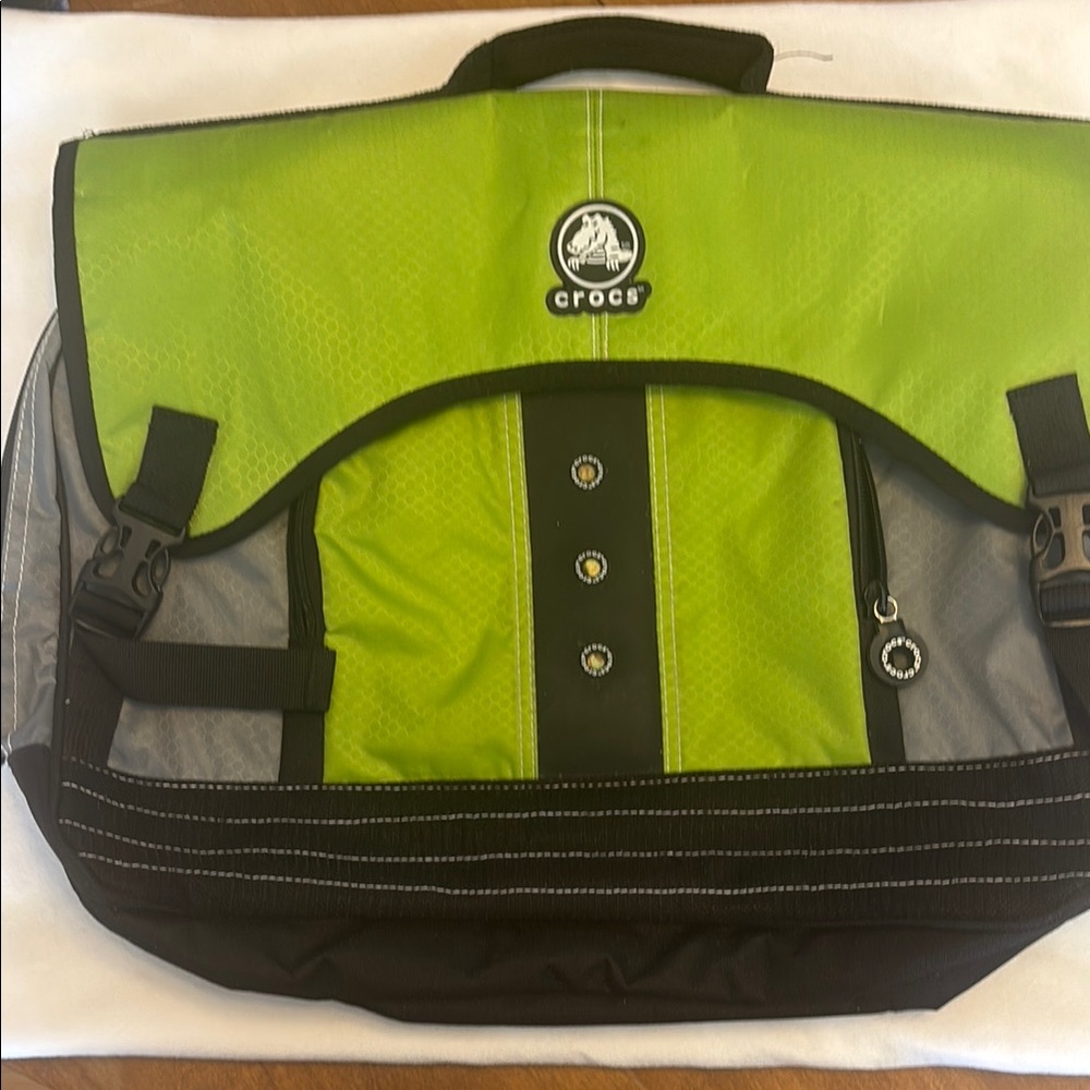 Y2K Crocs laptop case, satchel, briefcase, purse. Great used condition.